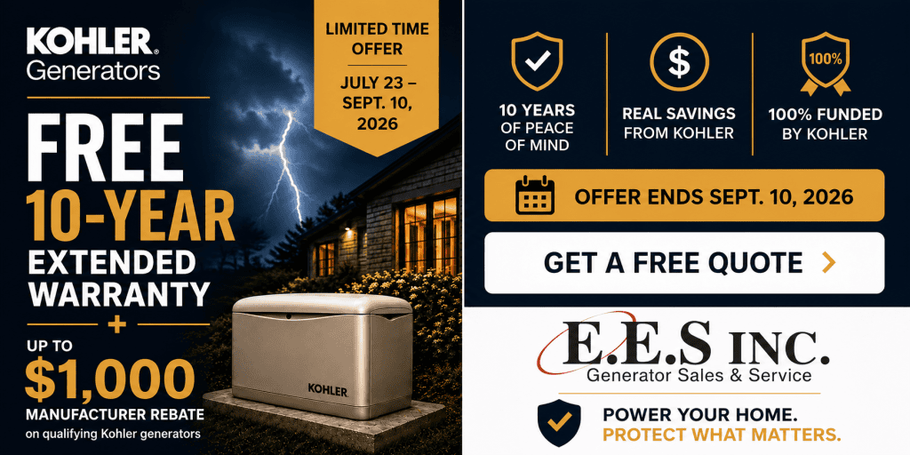 Free 10 Year Extended Warranty at Earl's Electrical Service E.E.S.